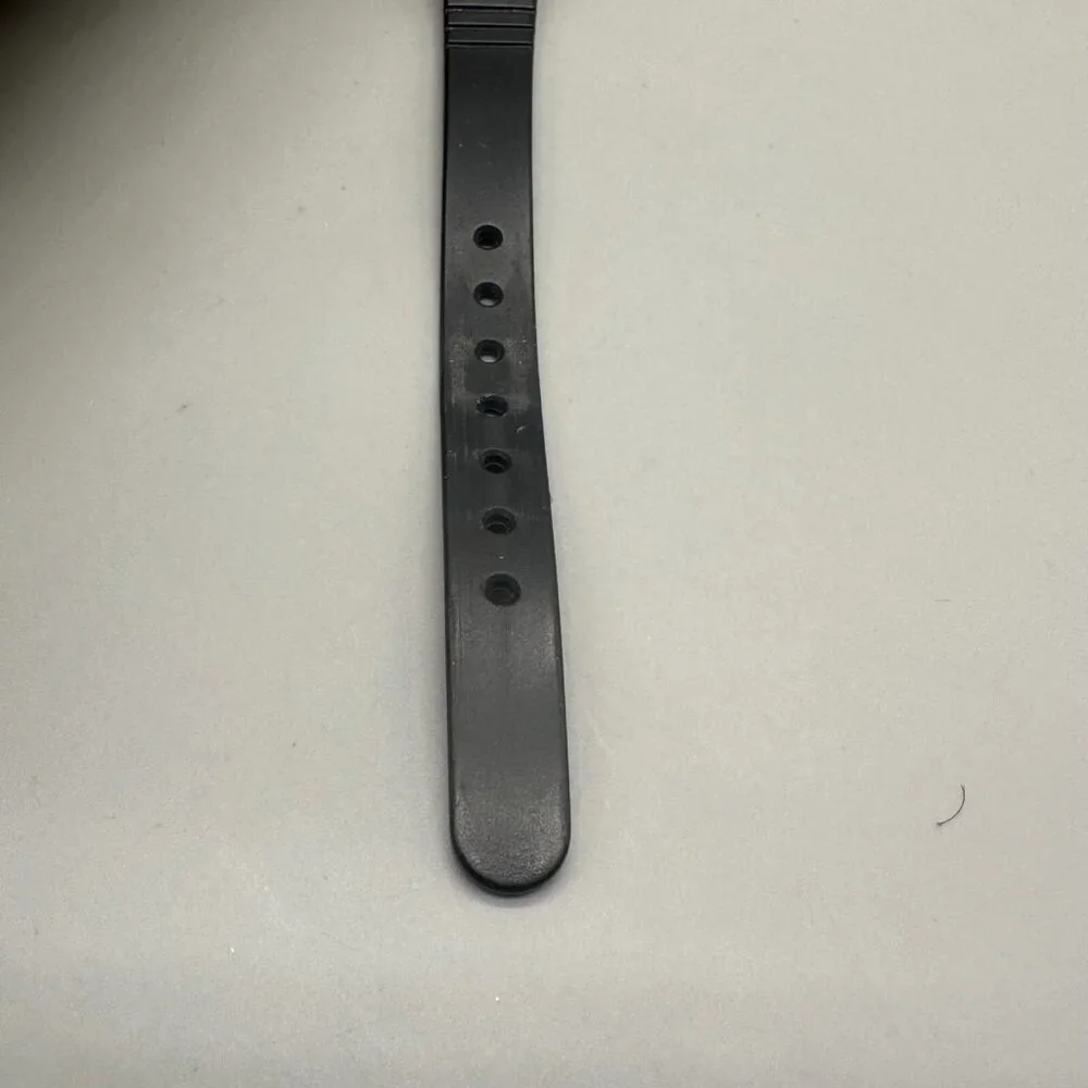 Vintage Lorus Watch Women Black Easy To Read Dial 22MM Round New Battery